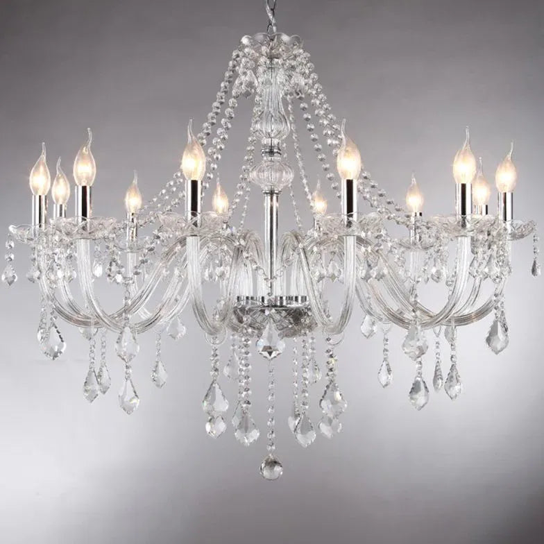 Candelabros de cristal Elegante candelabro vintage 