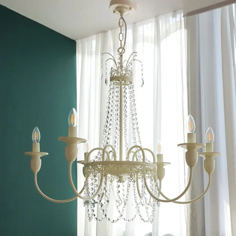 European Vintage Style Crystal Chandelier