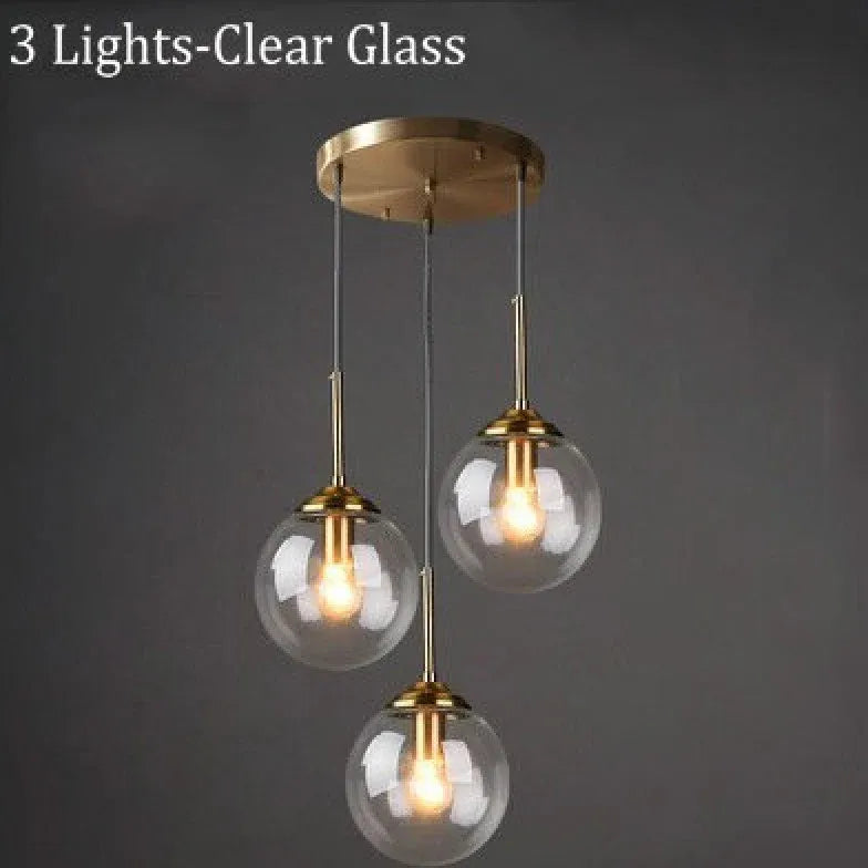 Semi-Transparent Glass Single-Head Minimalist Pendant Light