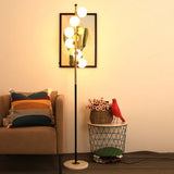 Multiple LED Glass Globes Modern Floor Lamp