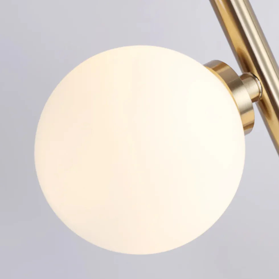 Multi-White Sphere Upright Modern Floor Lamp