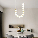 U-Shaped Modern White Artistic Design Pendant Light