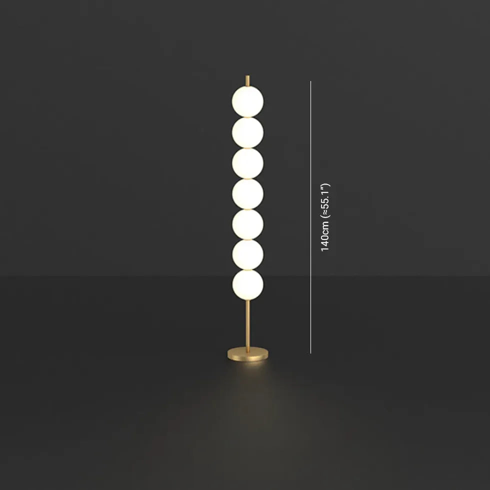 Multi-Ball Stacked Upright Floor Lamp