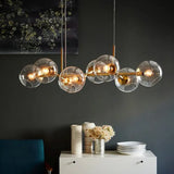 Clear Glass Multi-Ball for Living Room Pendant Light