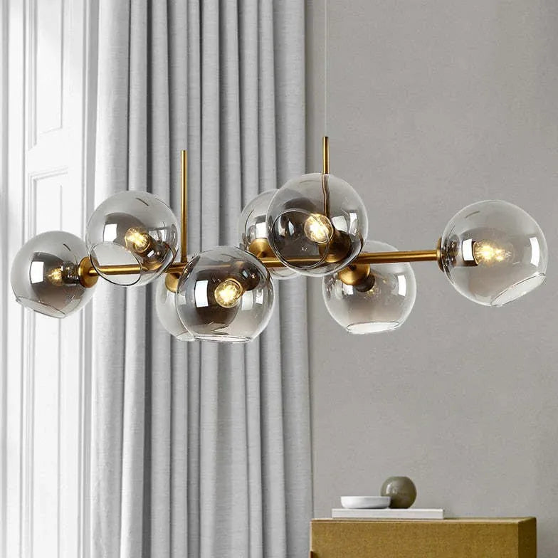 Clear Glass Multi-Ball for Living Room Pendant Light