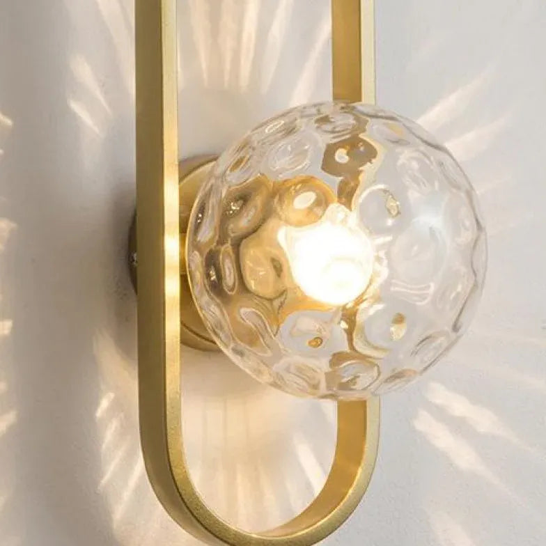 Globe Frosted Lampshade Modern Wall Lights