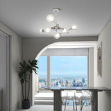 Polished Spherical Glass for Dining Room Chandelier