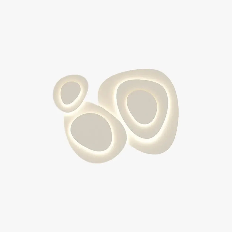Plafon led empotrar lámpara de techo ovalada color blanco