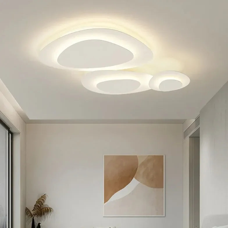 Plafon led empotrar lámpara de techo ovalada color blanco