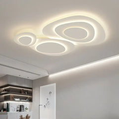 Plafon led empotrar lámpara de techo ovalada color blanco