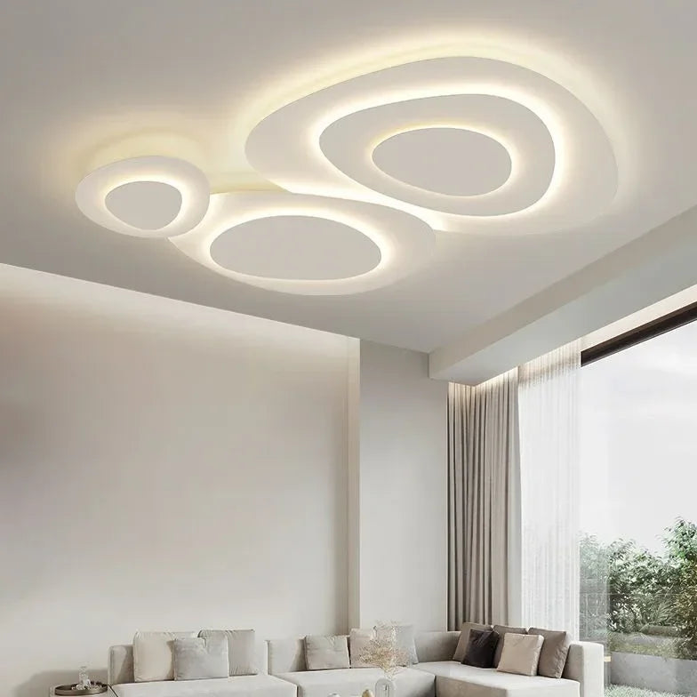 Plafon led empotrar lámpara de techo ovalada color blanco