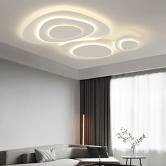 Plafon led empotrar lámpara de techo ovalada color blanco