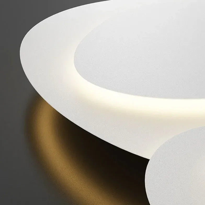 Plafon led empotrar lámpara de techo ovalada color blanco