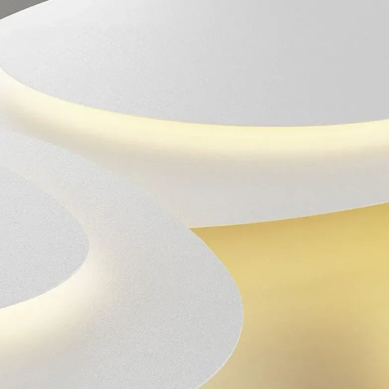 Plafon led empotrar lámpara de techo ovalada color blanco