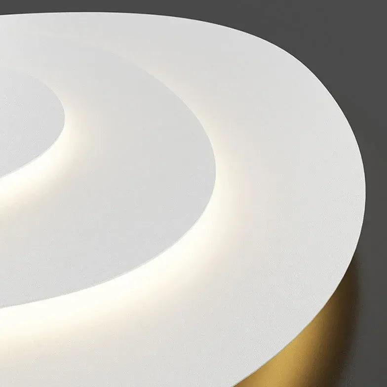 Plafon led empotrar lámpara de techo ovalada color blanco