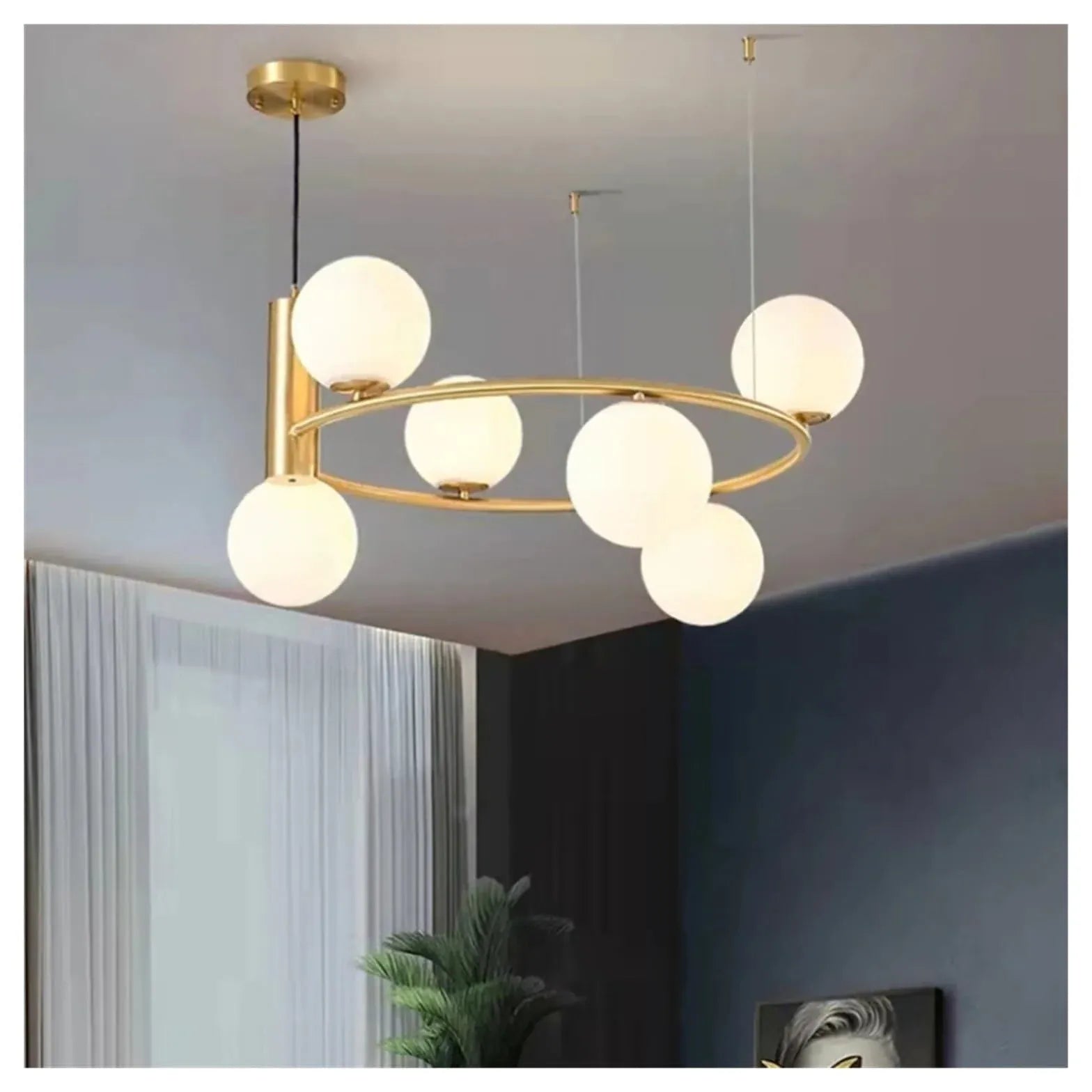 Circular for Living Room Modern Pendant Light