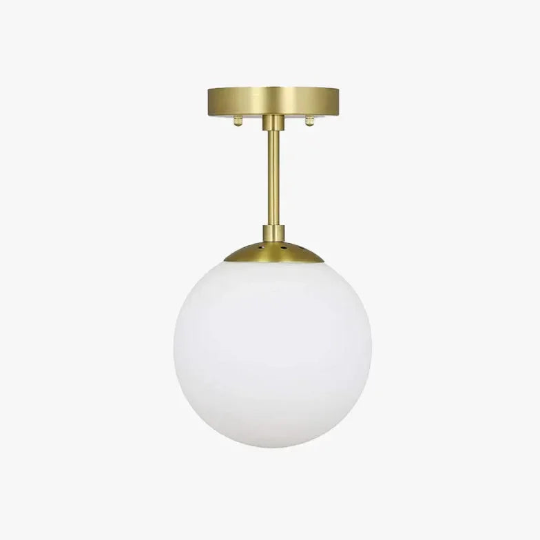 Lámpara de techo para pasillo LED moderna con globo de vidrio