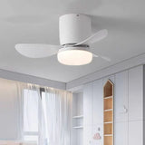 Three-Blade Acrylic Ceiling Fan with Light