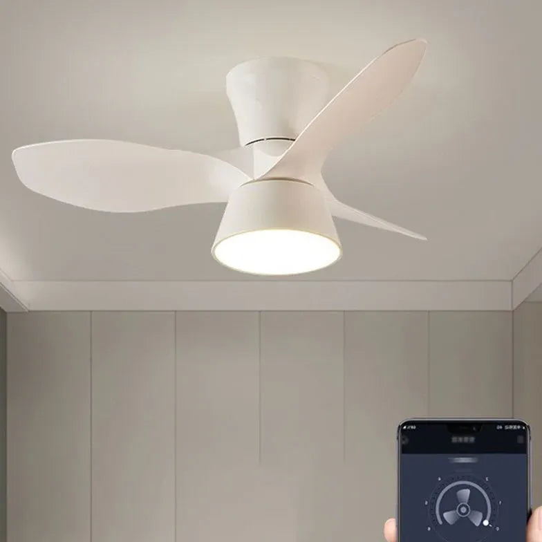 Plafón LED techo con mando a distancia y ventilador