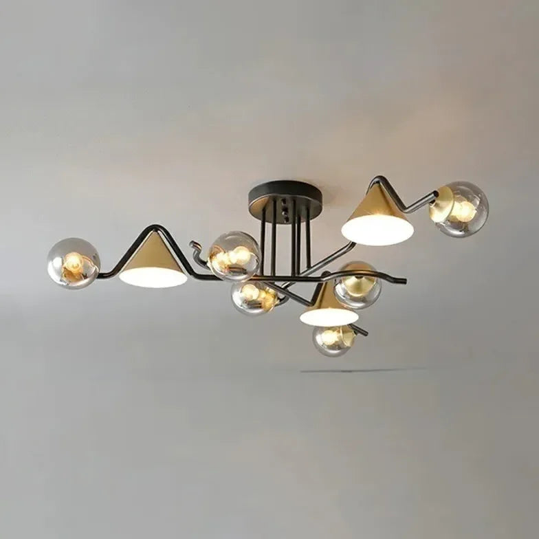 Plafones de led empotrados diseño creativo para salón