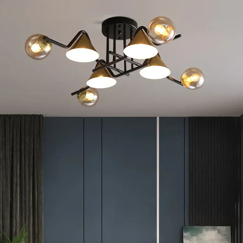 Plafones de led empotrados diseño creativo para salón