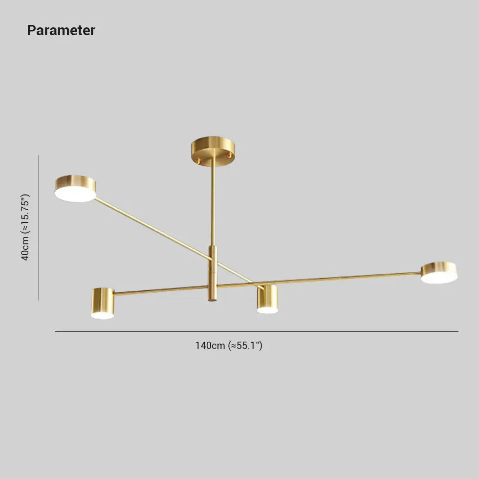 Lámpara colgante industrial LED irregular 