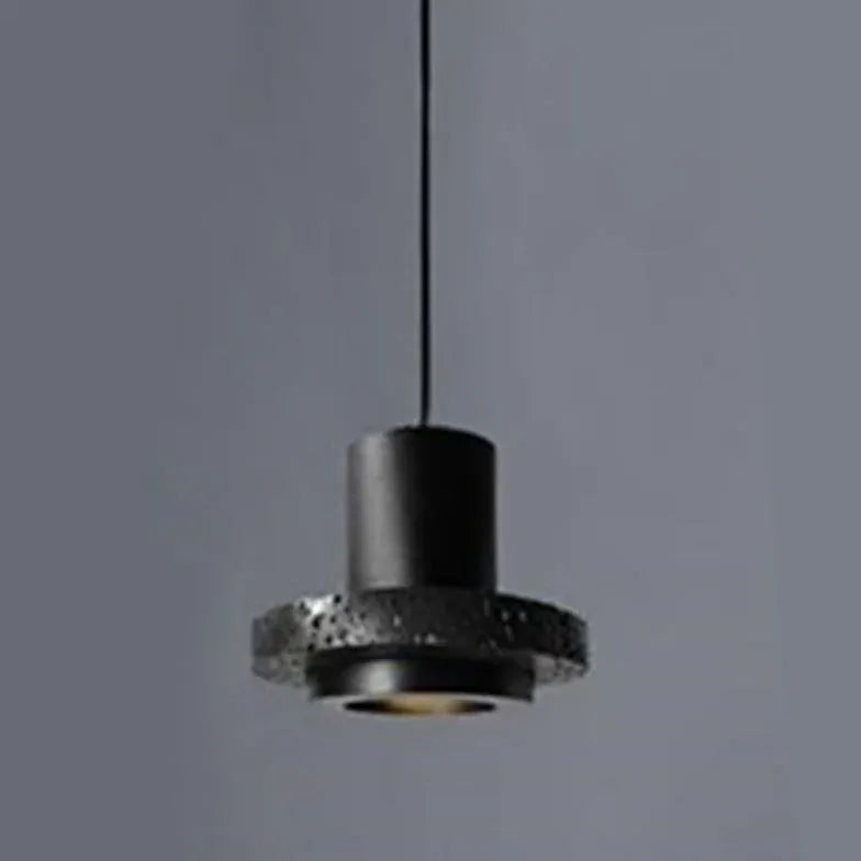 Black Cylindrical for Bedroom Industrial Ceiling Light