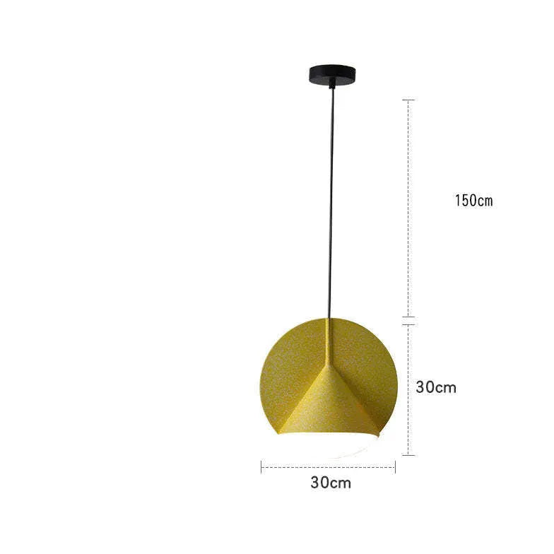 Conical Granular Texture Modern Pendant Light