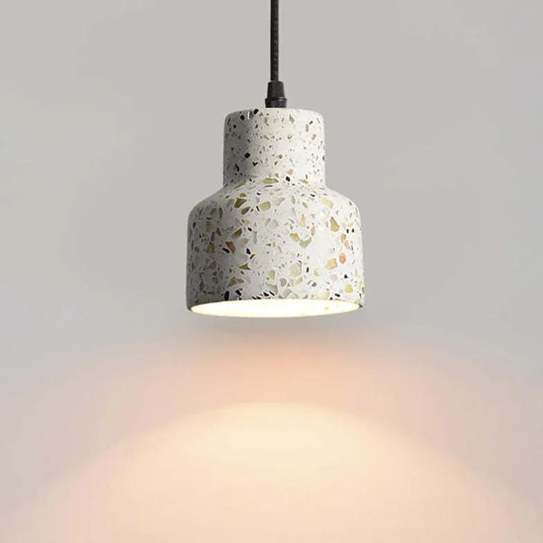 Terrazzo-style Speckled Texture Pendant Light