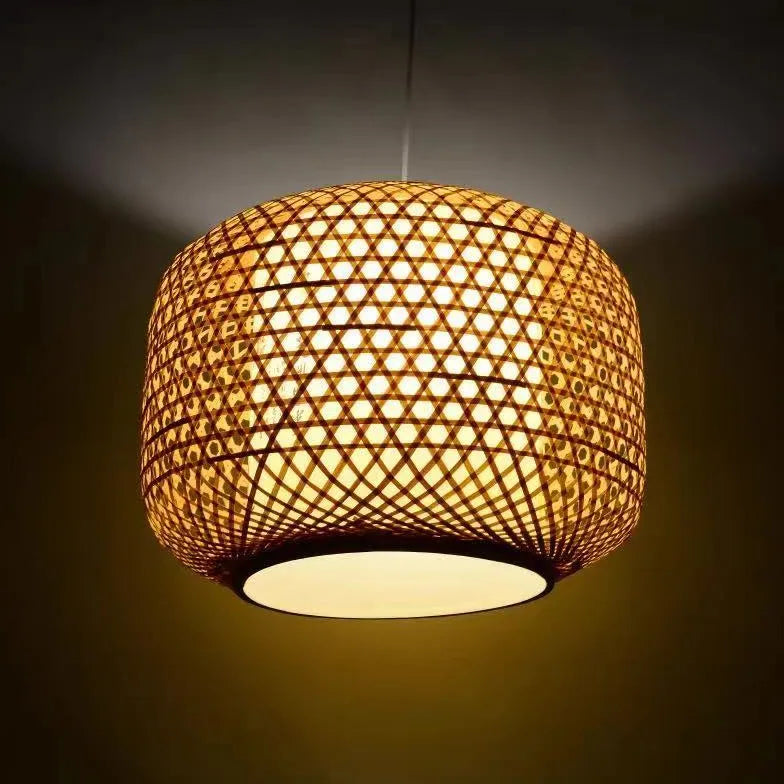 Bamboo Lantern for Dining Room Pendant Light